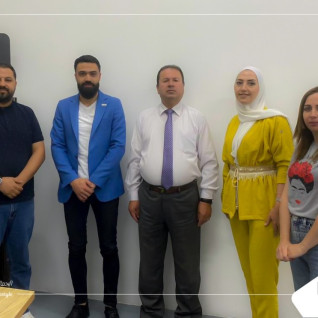 زيارة ممثلين عن جامعه فلسطين التقنيه - خضوري